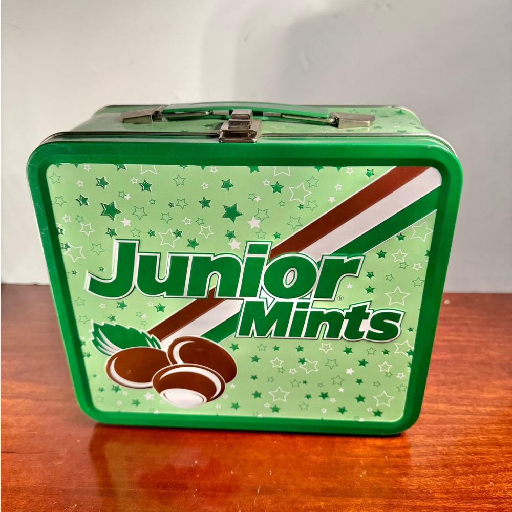 Junior Mints Green Metal Lunchbox